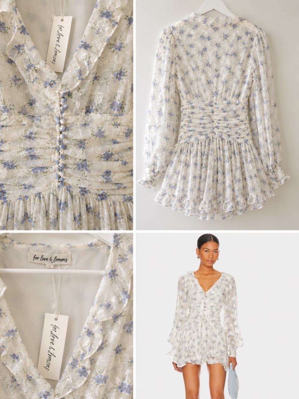 For Love and Lemons dress Jayleen Size XL - Picture 2 of 3